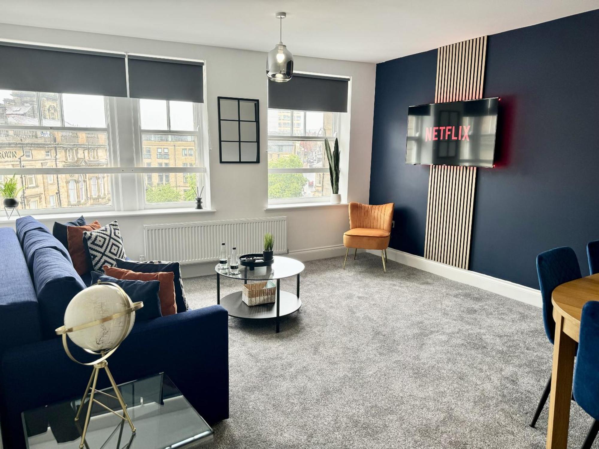The Crown View - Luxury Apartment - Free Parking Nearby Harrogate Dış mekan fotoğraf